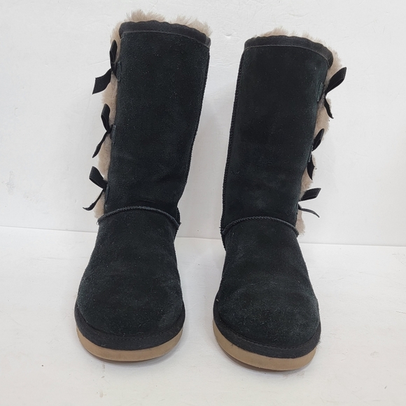 Women’s Victoria Tall Black Koolaburra By UGG Boots Size 8 - Picture 3 of 10